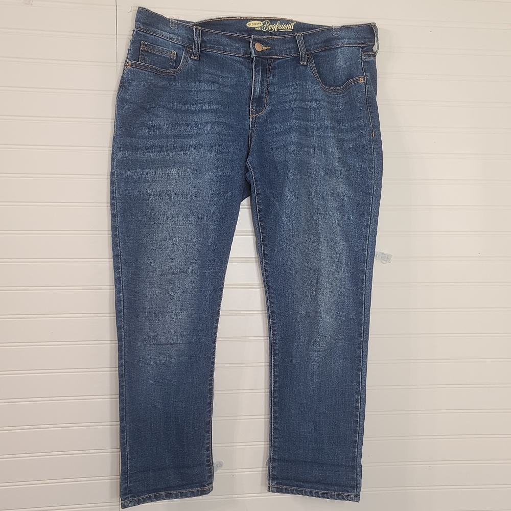 Old Navy Boyfriend Darkwash Jeans - Sz. 10P